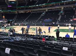 fiserv forum section 116 row 7 seat 8 home of milwaukee