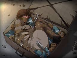 Robbed Bank Girl In A Suitcase – Bondage Art | GagTheGirl