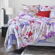 Colorful Floral Duvet Covers Bedding Schlossberg Amalia Blanc