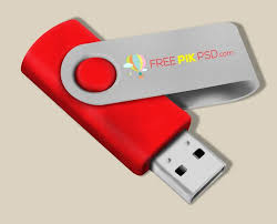 Free Pen Drive Mockup