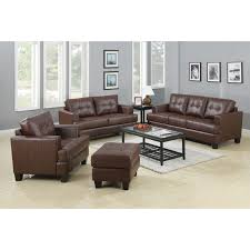 Brown Leather Sofa Living Room Ideas Best Of Samuel Transitional Brown 3 Piece Living Room Set Set Ruang Keluarga Kursi Ruang Keluarga Set Sofa