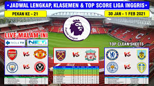 Download Jadwal Liga Inggris Malam Ini Pekan 21 Arsenal Vs Manchester United Klasemen Terbaru L Daily Movies Hub
