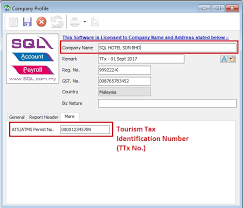 Definition & tax id number help. Tourism Tax Malaysia Hotel Tourism Company And Tourism Information Center