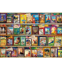 Online jigsaw puzzles have never been more exciting! Vintage Travel Books 500 Piece Jigsaw Puzzle Waterstones