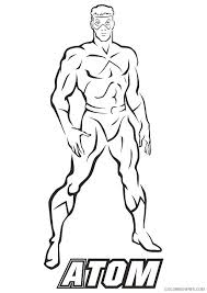 Always loved your stuff, j. Justice League Coloring Pages Atom Coloring4free Coloring4free Com