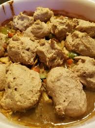 When the time's up, loosen the stew with a good splash of water if needed, season to perfection, then transfer it to an ovenproof pan. The Clever Spoon Chicken Stew With Dumplings Phase 1