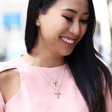 Trinity sales cross necklace