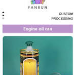 1 Litre yuvarlak motor yağı kutusu - FANXUN