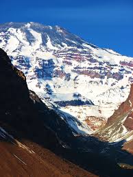 Paisaje Montanas Volcan San Jose Chile Natural Landmarks Chile Landscape