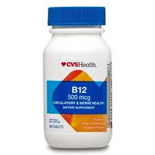 The most common form of vitamin b12 in dietary supplements is cyanocobalamin  1, 3, 22, 23 . Cvs Health Vitamin B12 Tablets 500mcg 100ct Cvs Pharmacy