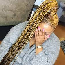 Collection by latest hairstyles • last updated 4 weeks ago. Latest Ghana Weaving Styles 2020 Most Trending Hair Styles For Ladies Half Cornrows Hair Styles Braided Hairstyles