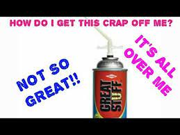 Foam insulation board can be handled casually. How To Get Spray Foam Off Your Hands Youtube