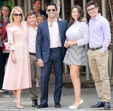 The famous couple first met on the set of all my children back in 1995, and the following year, they eloped in las vegas. Kelly Ripa Looks Chic With Family For Easter Photos Victoria Secret Outfits Kelly Ripa Kelly Ripa Hair