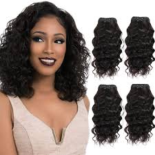 Curling your hair with heat. Fashionline Water Wave 8 4 Bundles Fashion Line Brazilian Body Wave Water Deep Funmi Curly Weave Human Hair Bundles Spiral Curl Unprocessed Bob Short Loose Natural Black Water Wave 4 Bu Amazon In