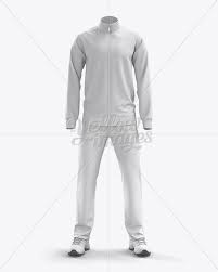Men S Tracksuit Mock Up Front View In Apparel Mockups On Yellow Images Object Mockups Clothing Mockup Track Suit Men Tracksuit