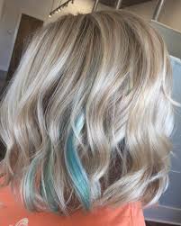 Smokey Blonde With Peekaboo Fashion Colors Peekaboo Hair Peekaboo Hair Colors Turquoise Hair