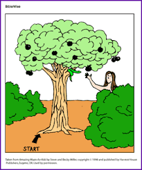 God created adam first from dust and then eve from a rib he extracted from adam while he was asleep. Adam And Eve Maze Kids Korner Biblewise