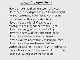How Do I Love Thee Let Me Count The Ways Theme Elizabeth Barret Browning Ppt Download