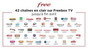 Freebox Tv 42 Chaines Gratuites En Clair Jusqu A Fin Avri 2020