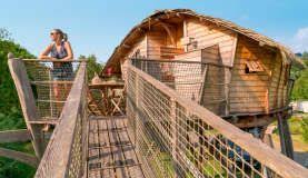 Originele Boomhutten Op Camping Paris Maisons Laffitte Camping Boomhut Parijs