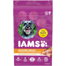 Iams dog food, one of the oldest pet food manufacturers in the market, has been making a variety of economical, nutritious and delightful pet food for decades. Iams Proactive Health Chicken Whole Grains Mature Adult Dry Dog Food 15 Lb Qfc