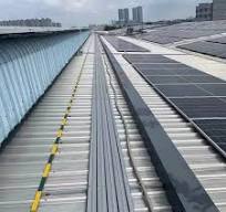 Aluminum Solar Powered Walkway For Rooftop Solar Slip Resistance Solar  Walkway