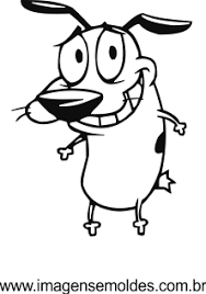 #coragem o cão covarde #courage the cowardly dog #childhood network. Coragem O Cao Covarde Vetorizado 01 Imagem Editavel