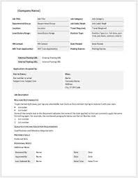 Maybe you would like to learn more about one of these? Comprehensive Job Description Template Word Excel Templates