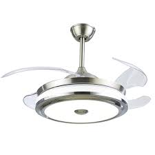 Maybe you would like to learn more about one of these? Modern 36 Inch Ceiling Fan Lights With Retractable Invisible Blades And Remote Control Ceiling Lamp With Silent Motor Ceiling Fan Lamps For Living Room Bedroom Restaurant Chandelier Buy Online In Antigua And