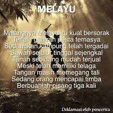 Sajak oleh usman awang yang bertajuk melayu melayu itu orang yang bijaksana nakalnya bersulam jenaka budi bahasanya. Sanggar Puisi Syanz Abra Home Facebook
