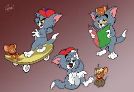 Art was done by the always surprising! Little Tom And Jerry Poses 2 By Martonszucsstudio On Deviantart