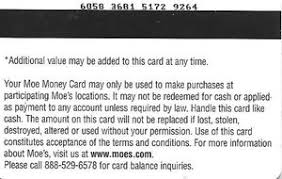 Since most cvs gift card deals reward you with extrabucks (cvs internal rewards currency), you will need to create a cvs account in order to take advantage of the deals. Gift Card Moe S Gift Card Restaurants United States Of America Moe S Col Us R Moe 002