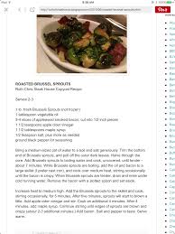 Ruth S Chris Brussels Sprouts In 2020 Sprout Recipes Brussels Sprouts Recipe Roasted Brussel Sprouts