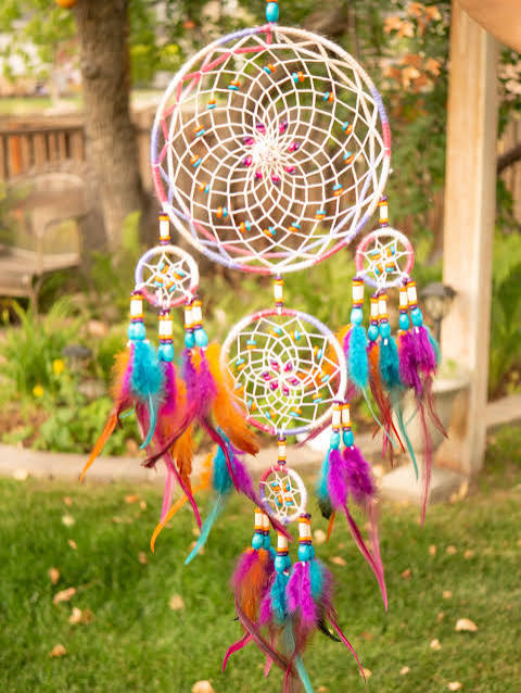 Gaia Rainbow Dreamcatcher American Dreamcatcher Dream Catcher & Wall  Hanging - Etsy