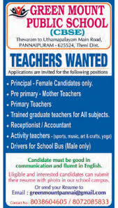 We did not find results for: Teachers Recruitment 2021 Green Mount Public School Wanted Staff Facultyplus