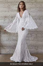 Chosen By One Day Emmie Lace Gown Nordstrom Bell Sleeve Wedding Dress Choose Wedding Dress Wedding Dresses Lace