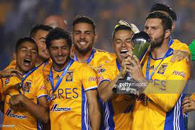 Andre Pierre Gignac Of Tigres Kisses The Champion Trophy After The Final Second Leg Match Between Tigres Uanl And America A Tigres Uanl Liguilla Mx Club Tigres
