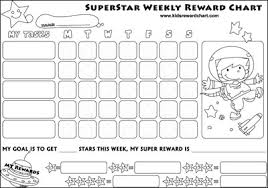 Weekly Reward Chart Margarethaydon Com