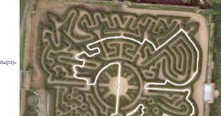 Unbelieveable This Article Presents A Computer Program That Takes A Google Maps Image Of A Maze And Then Generates A Path Throug Maze Blenheim Blenheim Palace
