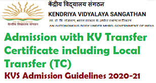 The kendriya vidyalaya sangathan is going to start the admission from class 1 to 11 soon. Admission With Kv Transfer Certificate Including Local Transfer Tc Kvs Admission Guidelines 2020 21 Central Govt Employees 7th Pay Commission Staff News