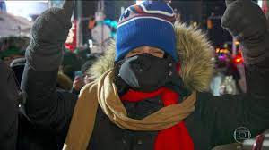 Jornal Nacional | Réveillon na Times Square, em Nova York, é o mais frio  desde 1917 | Globoplay