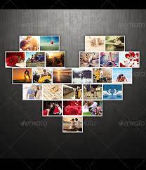 Amazing Collage Templates In Photoshop Framed Photo Collage Free Photo Collage Templates Collage Template