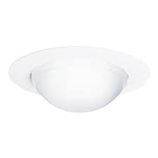 Halo 6 In White Recessed Ceiling Light Dome Trim Wet Rated Shower Light 172ps The Home Depot