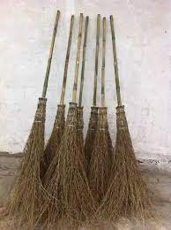 China Eco Friendly Garden Yard Rake Bamboo Plant Broom Stick China Bamboo Broom And Handle Broom Price
