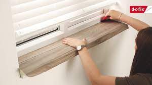A home is more than just a house, and decor. Trashtotreasure Easy Care Window Sill Makeover With D C Fix Self Adhesive Film Youtube