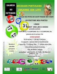 Lassociation se réserve le droit de changer un ou plusieurs lots. Loto Mocidade Portugaise Samedi 20 Octobre 2018 Salle Des Fetes De Saint Pierre Des Corps A Partir De 18h30 Et Debut Des Jeux 20h30 Koikanou