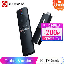 Smarter experience with android tv: Global Version Xiaomi Mi Tv Stick Android Tv 9 0 Quad Core 1080p Dolby Dts Hd Decoding 1gb Ram 8gb Rom Google Assistant Netflix