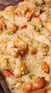 Shrimp And Grits Dressing Seafood Dressing Recipe Recipes Cooking Recipes