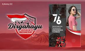 Logo dan tema hut ri itu diunggah oleh situs resmi kementerian sekretariat negara, 17 juni 2021. Bingkai Foto Hut Ri 76 17 Agustus 2021 1 1 0 Zagruzit Apk Android Aptoide