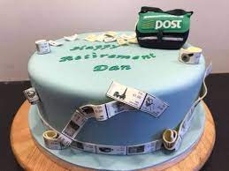 Retirement cakes with free and safe delivery. Dans Retirement Cake From An Post Elegant Cake Makers Facebook